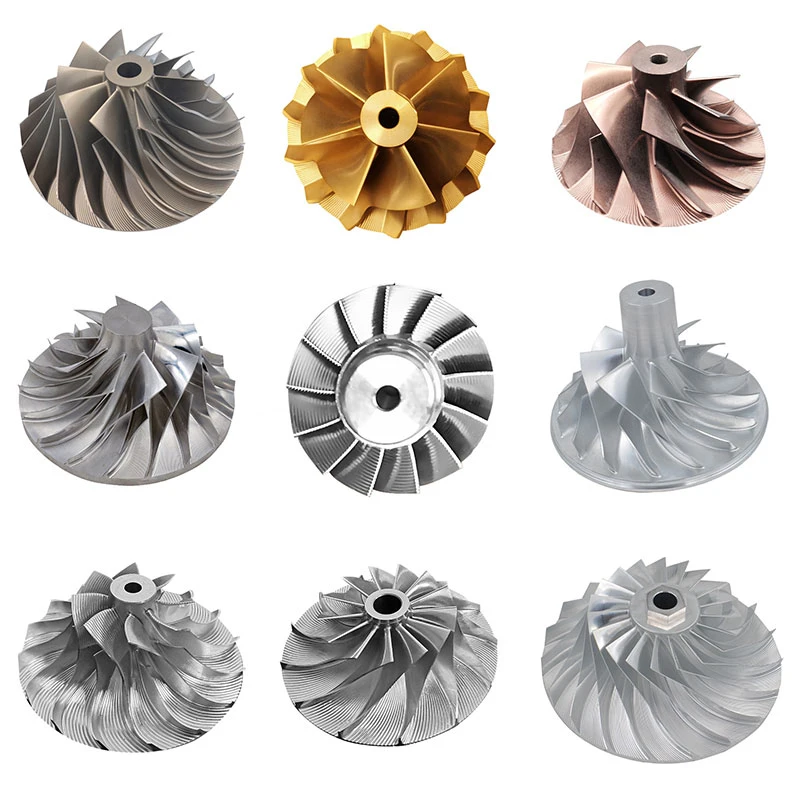 Superalloy Die Casting CNC Forging Titanium Alloy Stainless Steel Aluminium Turbine Turbo Compressor Wheel Pump Impeller Parts